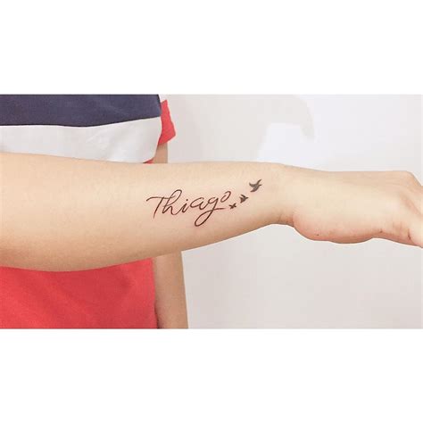 Tatuajes con el nombre thiago